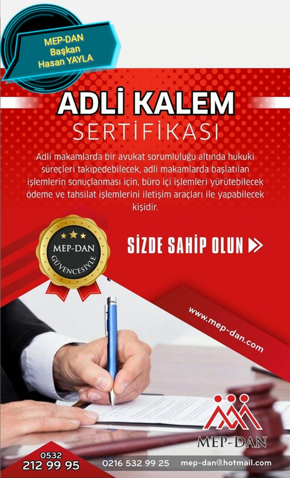 adli kalem sertifikasi
