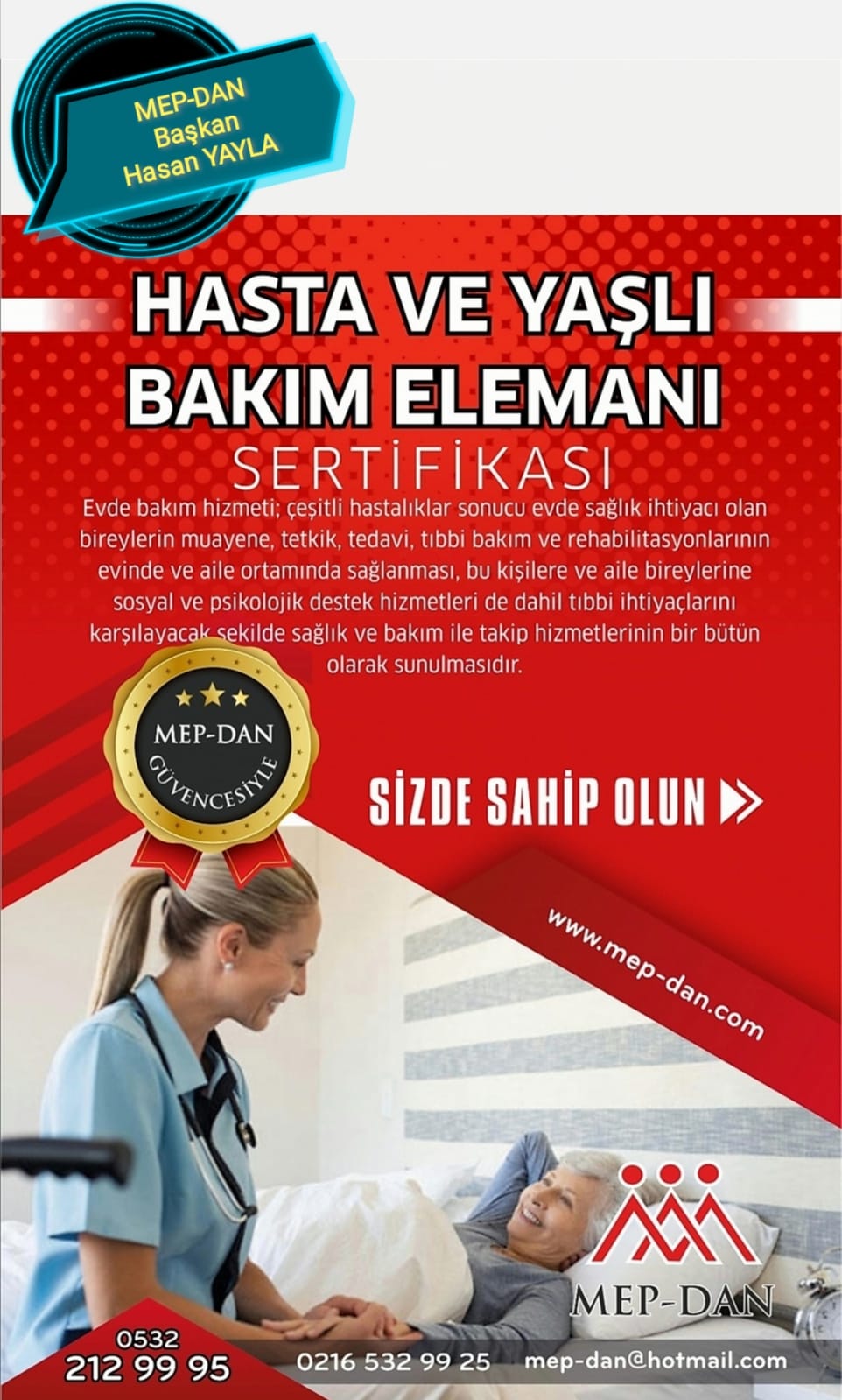 hasta ve yasli bakim elemani